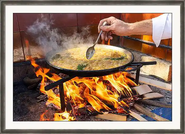 Framed Paella Photo Souvenir