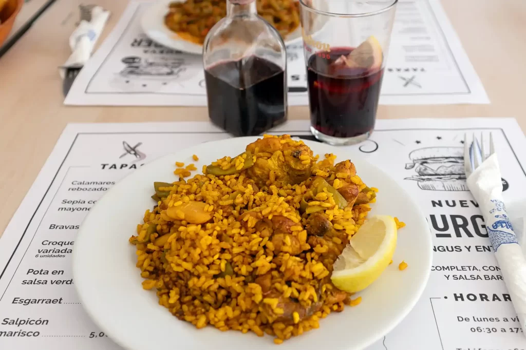 Paella Valenciana Bar Mestalla