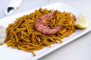 Fideu Prawn Menu del Dia